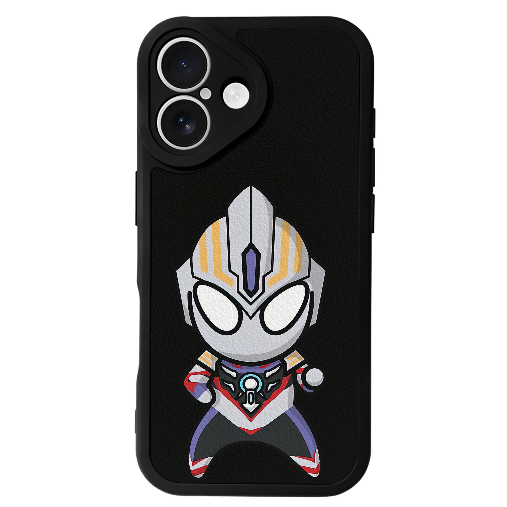 （画像用） ウルトラマン Ultraman 【iPhone 16シリーズ対応】シリコンスマホケース（レザー調） 材質：シリコン